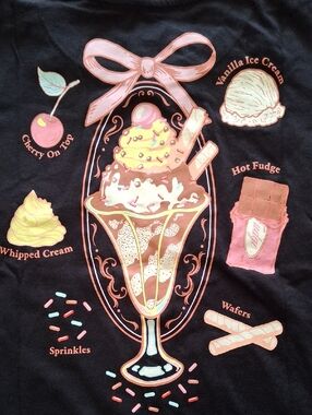 Ice Cream Sundae Graphic Tee